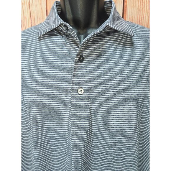 FOOTJOY FJ Men's Seawash Striped Lisle Polo Golf Large - Picture 3 of 8